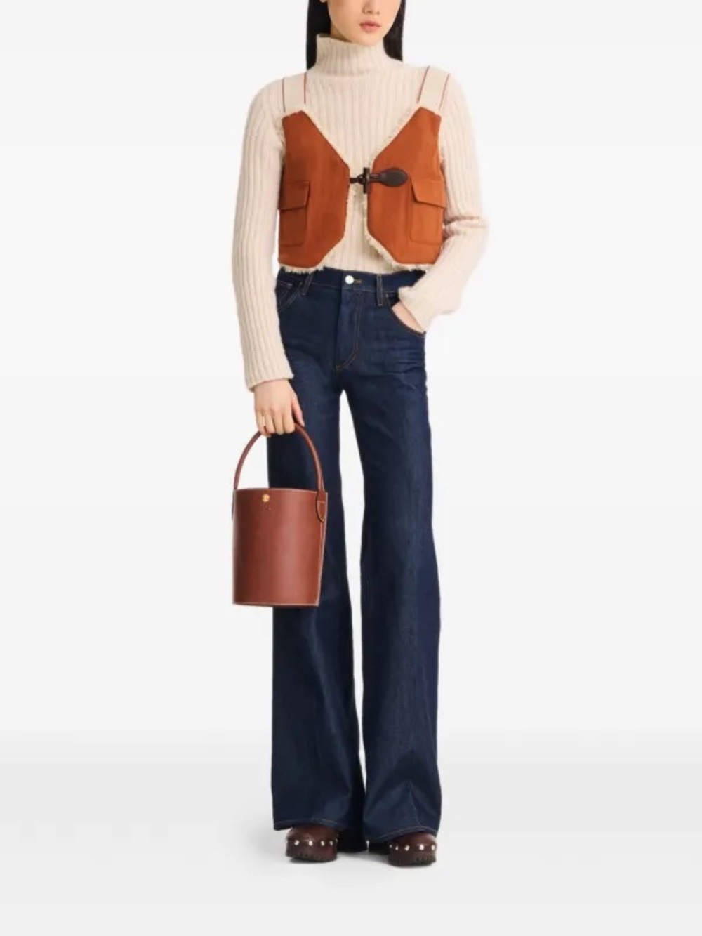 Longchamp Épure Bucket Bag - Picture 2 of 7